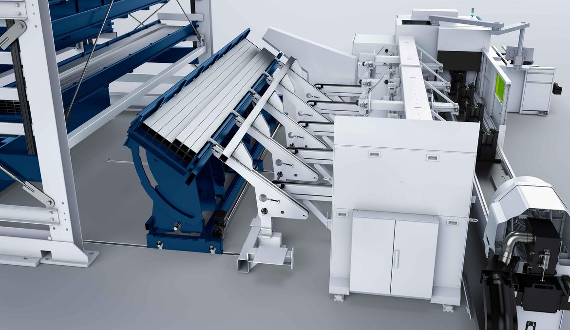 管材料库与 TruLaser Tube 5000 fiber